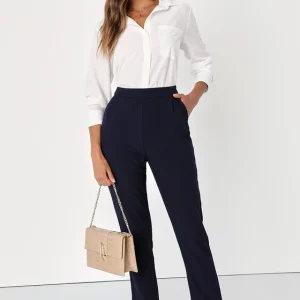 MOVAAX High-Waisted Trouser Pants