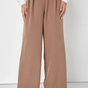 MOVAAX Brown High-Rise Straight Leg