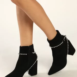 MOVAAX Pointed-Toe Ankle Booties